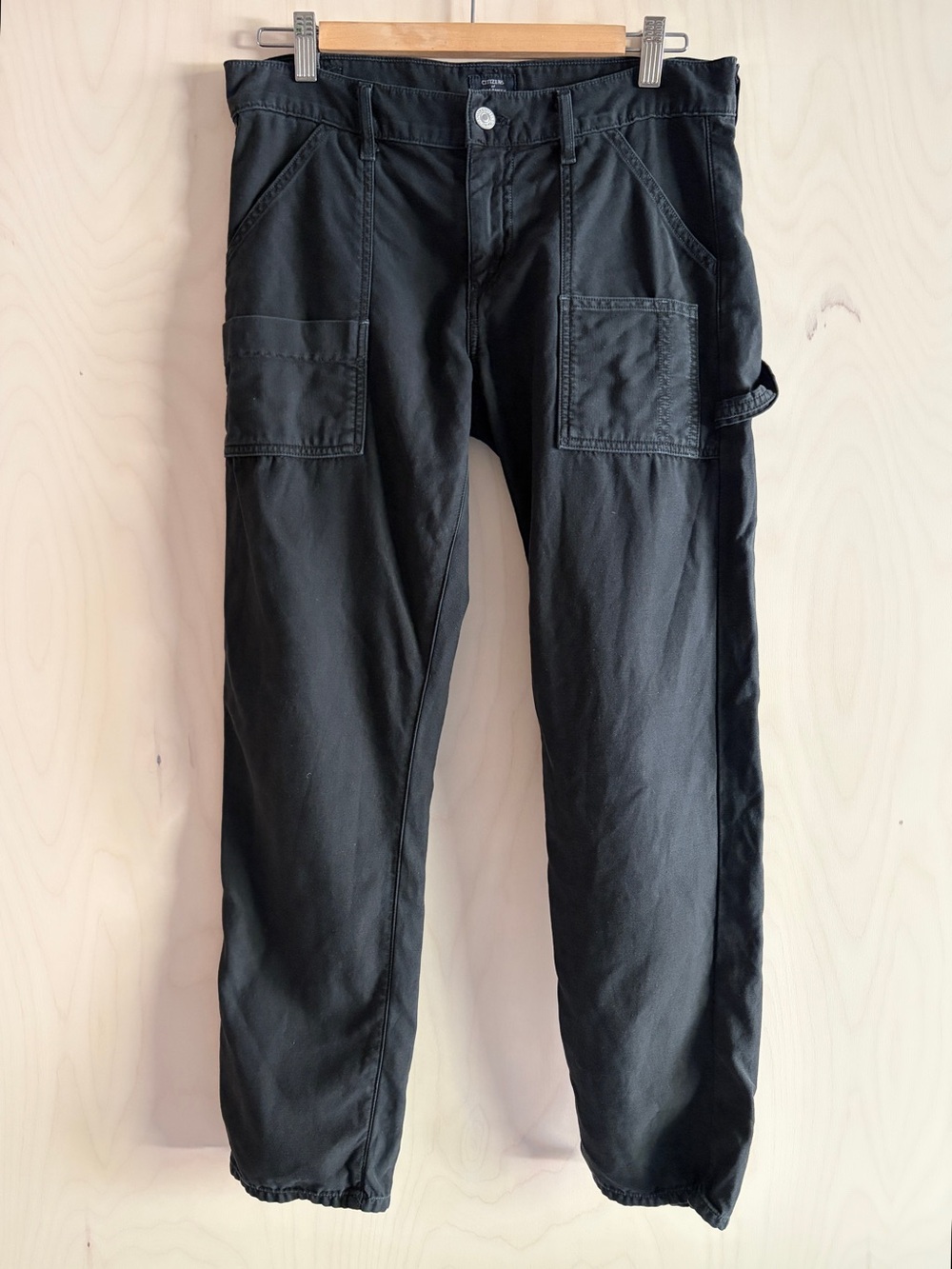 Citizens Of Humanity Leah Black Cargo Utility Pants
